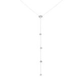SALE - Multi-Disc Y Drop Necklace - Silver - Necklaces - Ofina