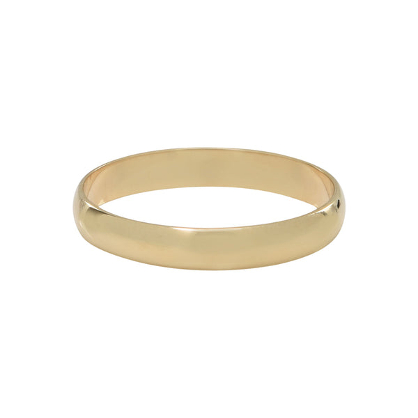 10k Solid Gold Thick Band - Yellow Gold / 5 - Rings - Ofina