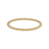 10k Solid Gold Beaded Ring - Yellow Gold / 5 - Rings - Ofina