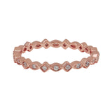 SALE - Tiara CZ Ring - Rosegold / 5 - Rings - Ofina