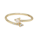 SALE-Opal / CZ Arrow Ring - Gold / 6 - Rings - Ofina