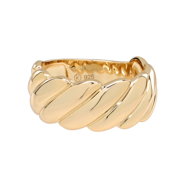 Bold Swirl Ring - 6 - Rings - Ofina
