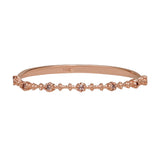 14k Solid Gold Champagne Diamond Ring - Rose Gold / 6 - Rings - Ofina