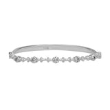14k Solid Gold Champagne Diamond Ring - White Gold / 6 - Rings - Ofina