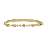 14k Solid Gold Champagne Diamond Ring - Yellow Gold / 6 - Rings - Ofina