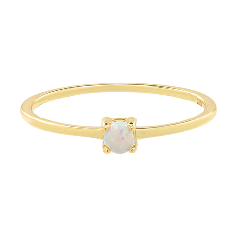 SALE - Opal Prong Ring - 5 - Rings - Ofina