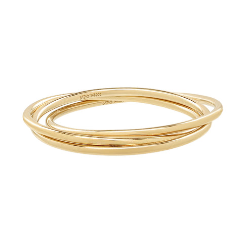 Triple Interlocking Rings - - Rings - Ofina