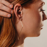 Infinity Diamond Hoops - - Earrings - Ofina