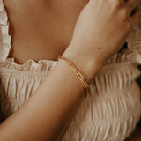 Thick Paperclip Bracelet - - Bracelets - Ofina