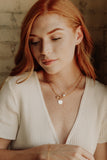 CZ Starburst Necklace - - Necklaces - Ofina