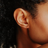 Tiny Square Studs - - Earrings - Ofina