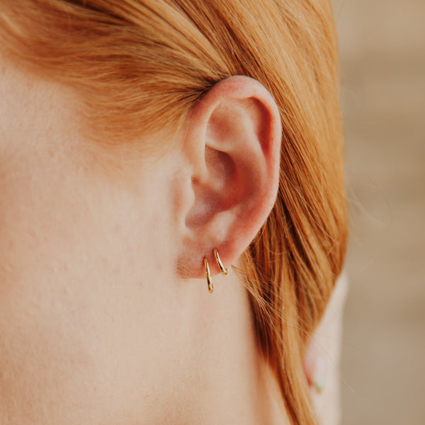 Thin Ear Huggies - - Earrings - Ofina