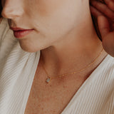 Labradorite Emerald Necklace - - Necklaces - Ofina