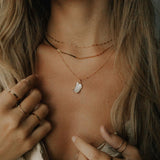Gold Dipped Pearl Necklace - - Necklaces - Ofina