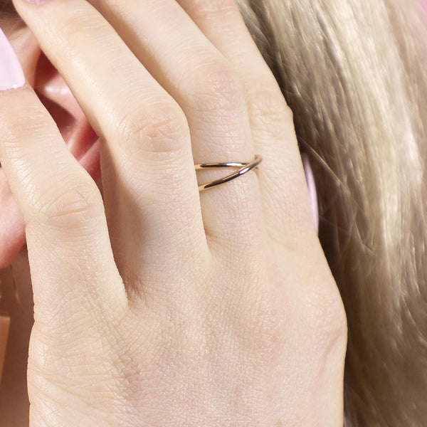 Crossover Ring - - Rings - Ofina