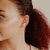 Teardrop Outline Earrings - - Earrings - Ofina