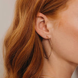 Infinity Octagon Hoops - - Earrings - Ofina
