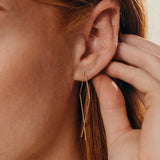 Infinity Diamond Hoops - - Earrings - Ofina