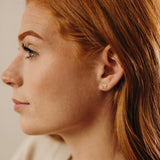 Solid Triangle Studs - - Earrings - Ofina