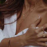 Saint Christopher Oval Necklace - - Necklaces - Ofina