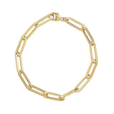 Thick Paperclip Bracelet - 7" - Bracelets - Ofina
