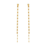 Detachable Round Multi Bar Sphere Studs - Gold / Large - Earrings - Ofina