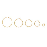 Tube Hoops - - Earrings - Ofina