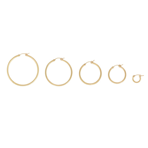 Tube Hoops - - Earrings - Ofina