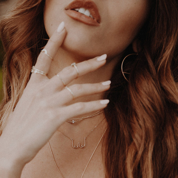 Boob Necklace - - Necklaces - Ofina