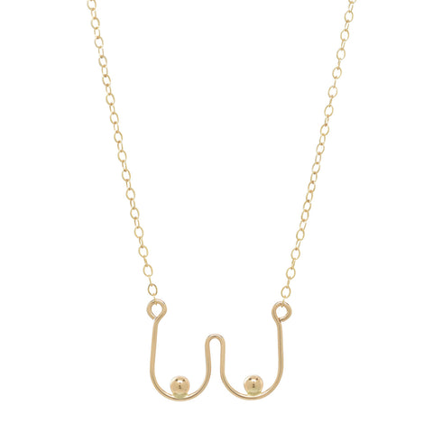 Boob Necklace - - Necklaces - Ofina