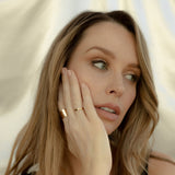 Hammered Cigar Band Ring - - Rings - Ofina
