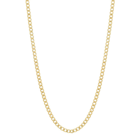 Curb Chain Necklace - 14" - Necklaces - Ofina