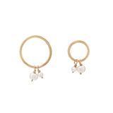 Halo Duo Pearl Studs - - Earrings - Ofina