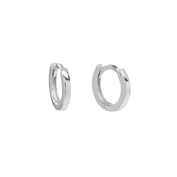Classic Ear Huggie - Silver / Small - Earrings - Ofina