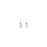 SALE - Brushed Disc Earrings - Rosegold / Extra Small - Earrings - Ofina