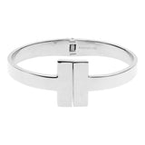 SALE - Closed Double Bar Hinged Cuff - Silver - Bracelets - Ofina
