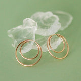 Double Hoop Earrings - - Earrings - Ofina