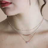 Twisted Circles Necklace - - Necklaces - Ofina