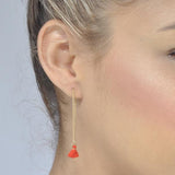 Tassel Ear Threaders - - Earrings - Ofina