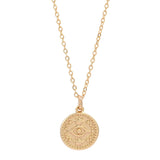 Evil Eye Coin Necklace - Small - Necklaces - Ofina