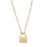 Padlock Necklace - - Necklaces - Ofina