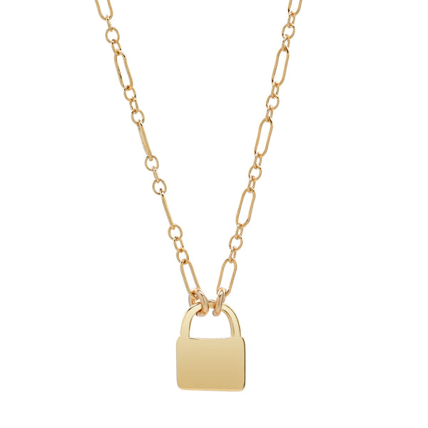 Padlock Necklace - - Necklaces - Ofina