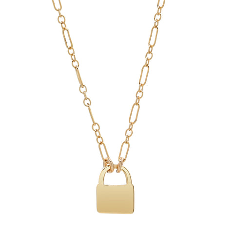 Padlock Necklace - - Necklaces - Ofina