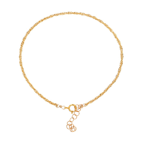 Thick Rope Chain Anklet - 8" - Bracelets - Ofina