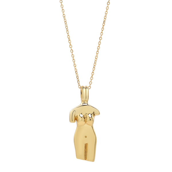 Feminist Body Necklace - - Necklaces - Ofina