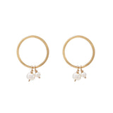 Halo Duo Pearl Studs - Large - Earrings - Ofina
