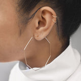 Infinity Octagon Hoops - - Earrings - Ofina