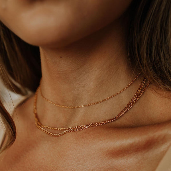 Rope Chain Necklace - - Necklaces - Ofina
