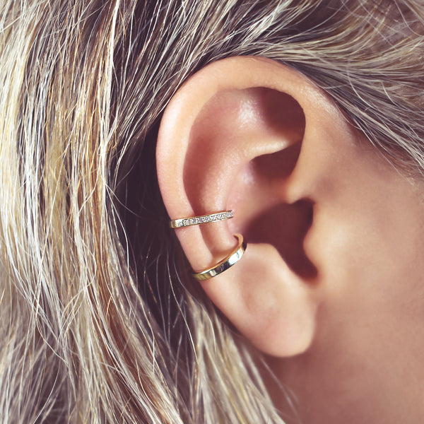 Smooth Middle Ear Cuff - - Earrings - Ofina