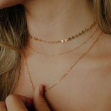 Multi Disc Choker Necklace - - Necklaces - Ofina